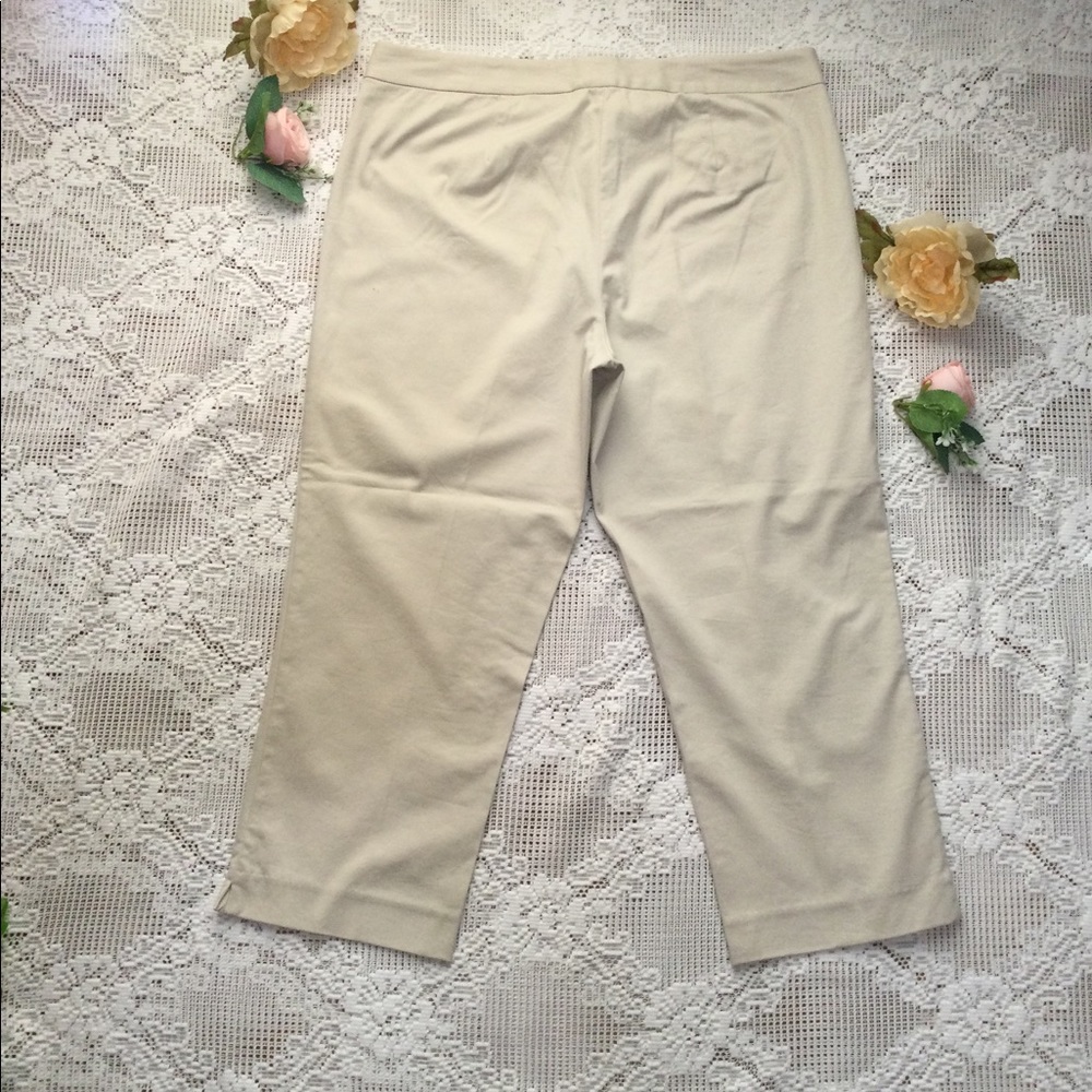 J.Jill Women's Stretch Crop Pants Size 12 - Picture 4 of 9